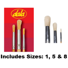 Dala 582 Round Set of 3 Paint Brushes 
